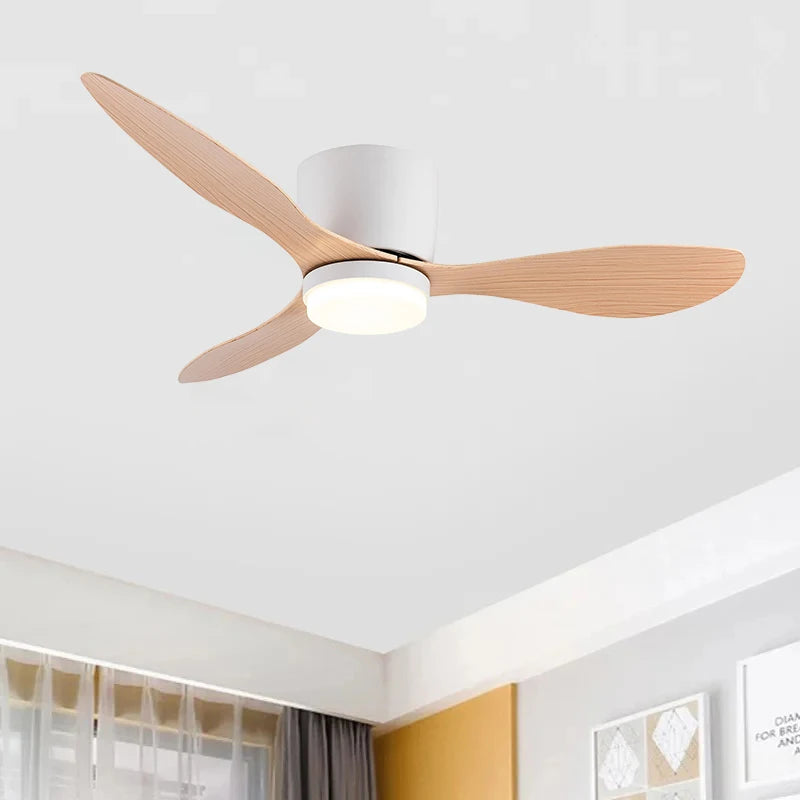 IRALAN Ceiling Fan With Light,42 Inch/52 Inch Low Profile Ceiling Fan with remote control, For Indoor and Covered Outdoor