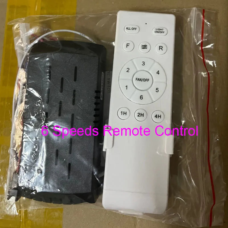 42 52 Inch Ceiling Fans No Light DC Motor Remote Control Cooling Fans Lamp Low Floor Ceiling Fan White wood Black Color FANS