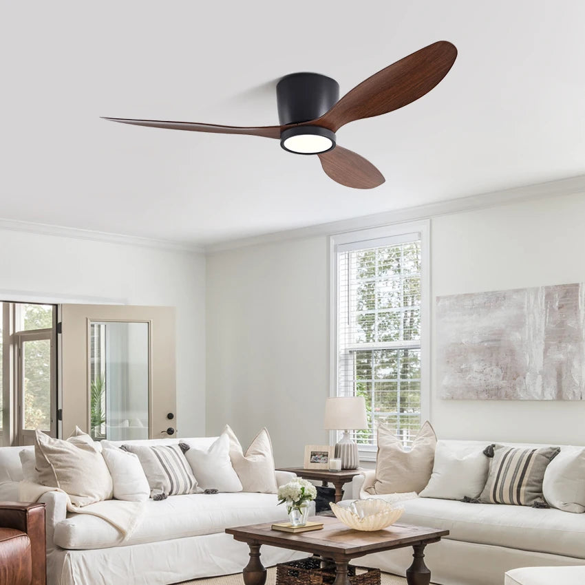 FUMANJIA 36/42/52 Inch Inverter Ceiling Fan with Light, Super - Silent, Ideal for Bedroom, Dining, Living Room & Office