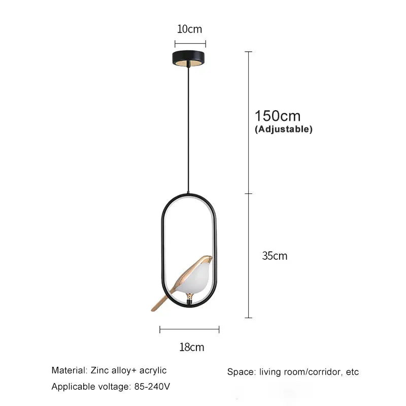 Modern Art Pendant Lamp Indoor Lighting for Living Room Bedroom Dining Room Light Fixture LED Hanging Lamp Home Decor