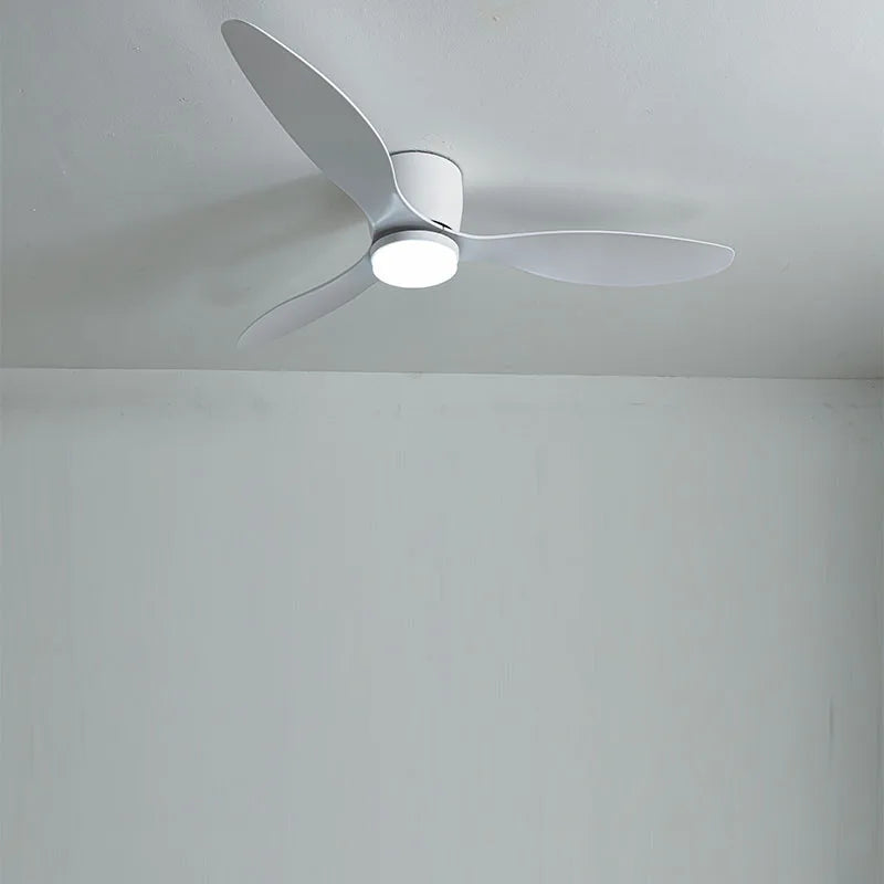 Ceiling Fans With Light No Light DC Motor 6 Speeds Timing Fans 20CM Low Floor Loft Remote Control Decorative Led Fan With Light