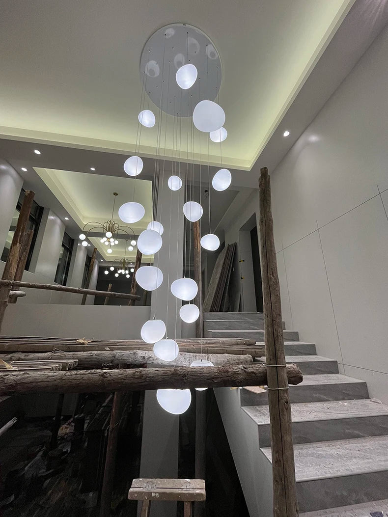Nordic home decor dining room Pendant lamp lights indoor lighting stair lamp hanging light chandelier lamps for living room