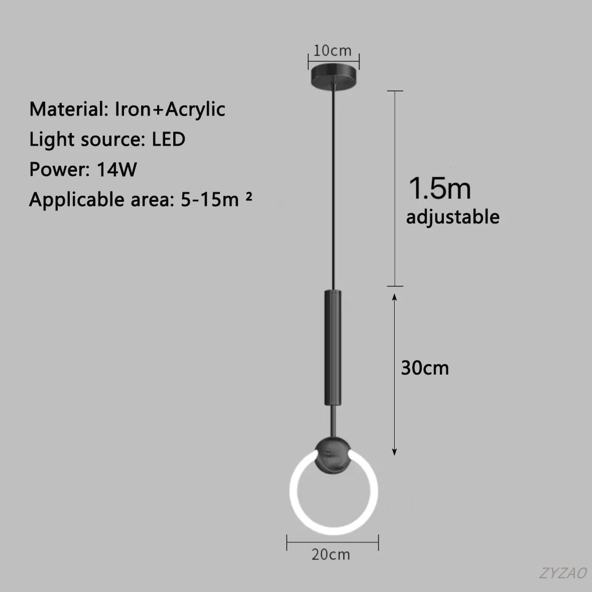 Modern Luxury Pendant Lamp Bedroom Bedside Bathroom Entrance LED Chandeliers Restaurant Kitchen Dining Hall Bar Hanging Lighting