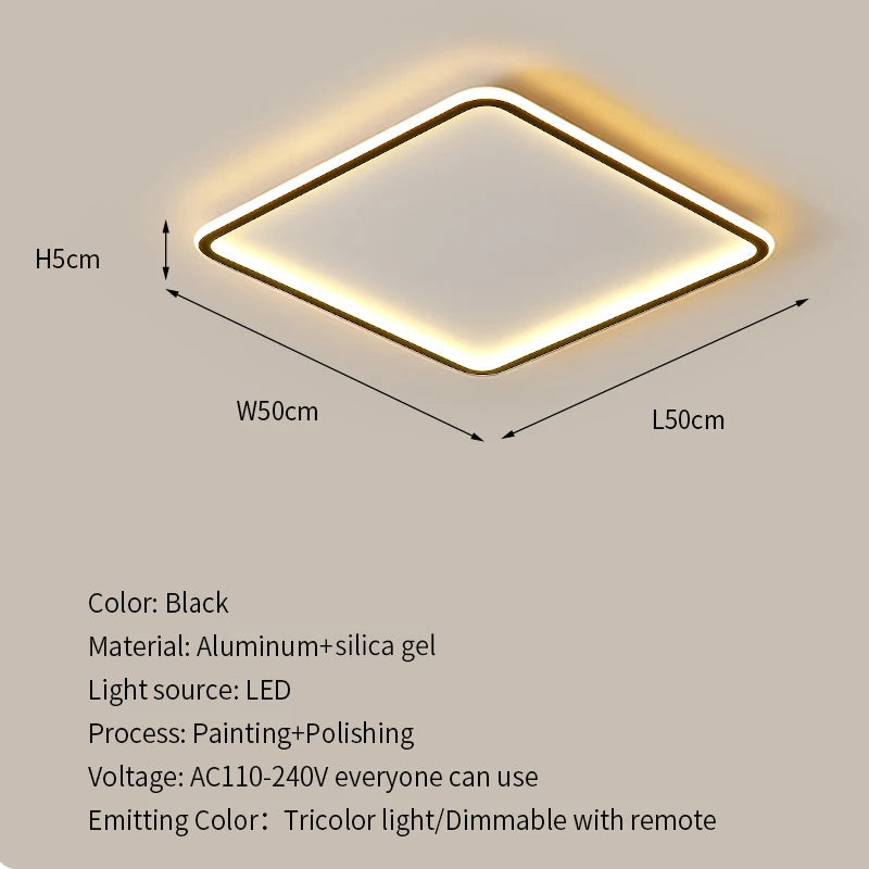 Modern Ultrathin LED Ceiling Lamp For Living Room Bedroom Aisle Study Room Balcony Light Home Decor Lighting Chandelier Fixture