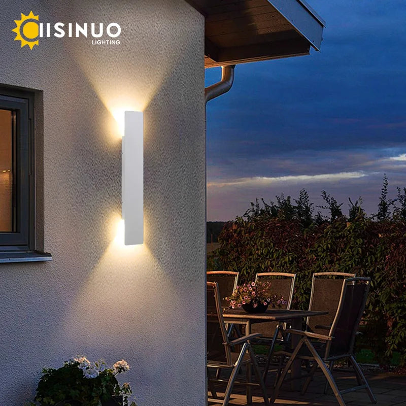 Modern LED Indoor Outdoor Wall Lamps Up and Down Wall Lights Living ROOM Bedroom Wall Scorce Waterproof Wall Light Fixtures