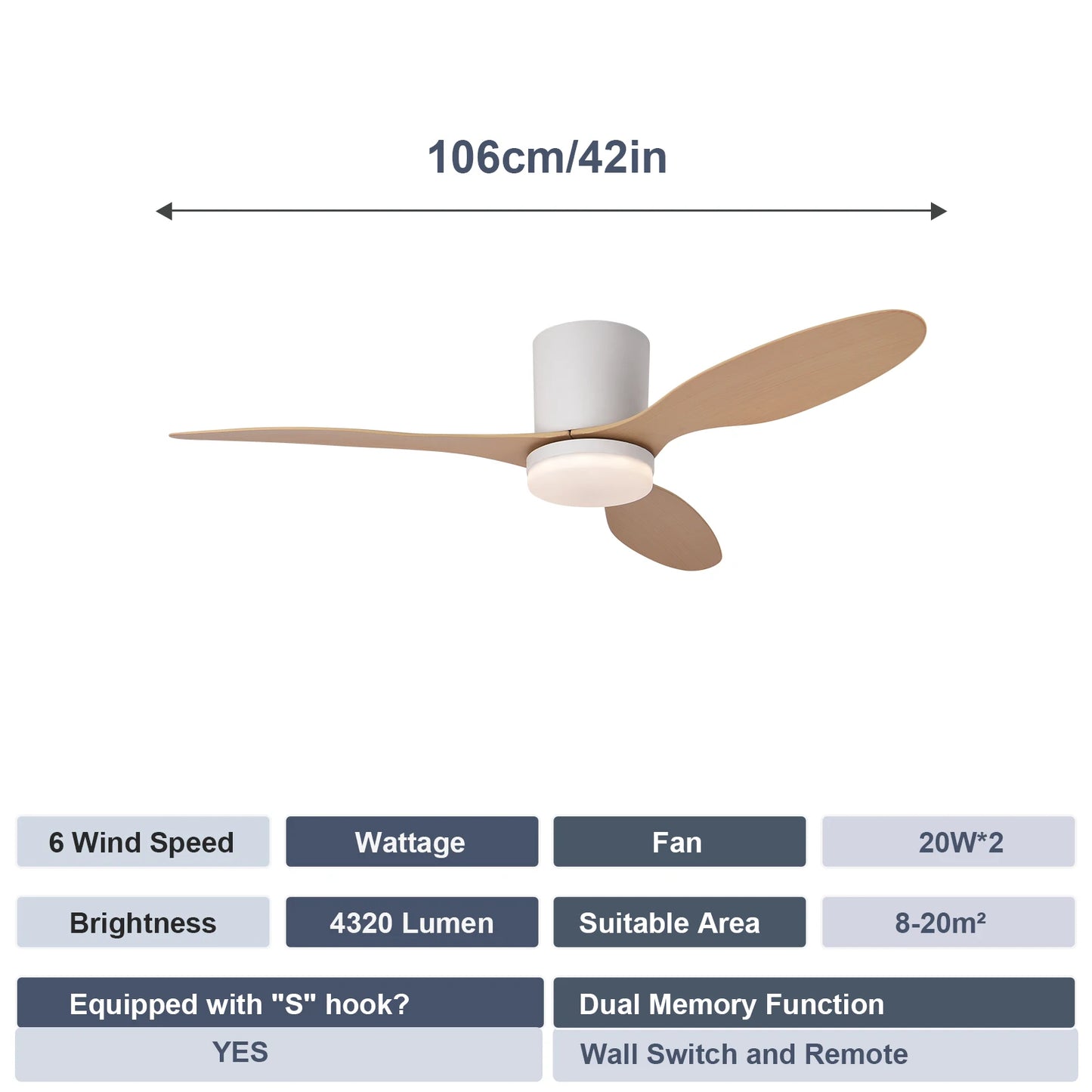 Modern Black White Low Floor DC Motor Ceiling Fans With Remote Control Simple Ceiling Fan Light Home Fan