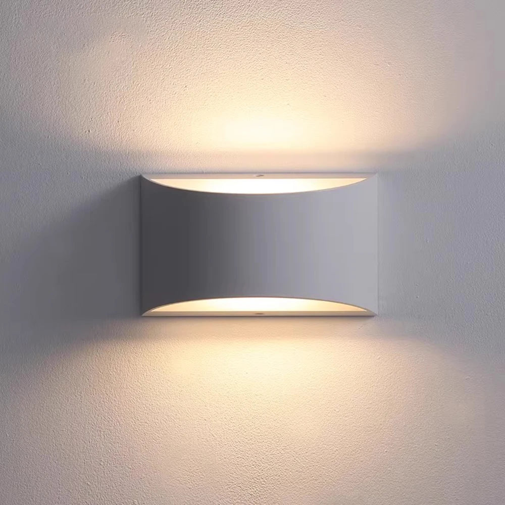 Aluminum LED Wall Light Indoor Light Bedroom Living Room Wall Light Modern Simple 6W White Black Wall Lamp Lighting Fixture