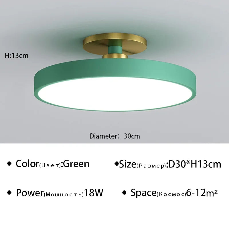 Makaron Modern LED Ceiling Lamp Chandelier For Living Dining Room Bedroom Aisle Loft Home Decor Indoor Lighting Fixture Lustre