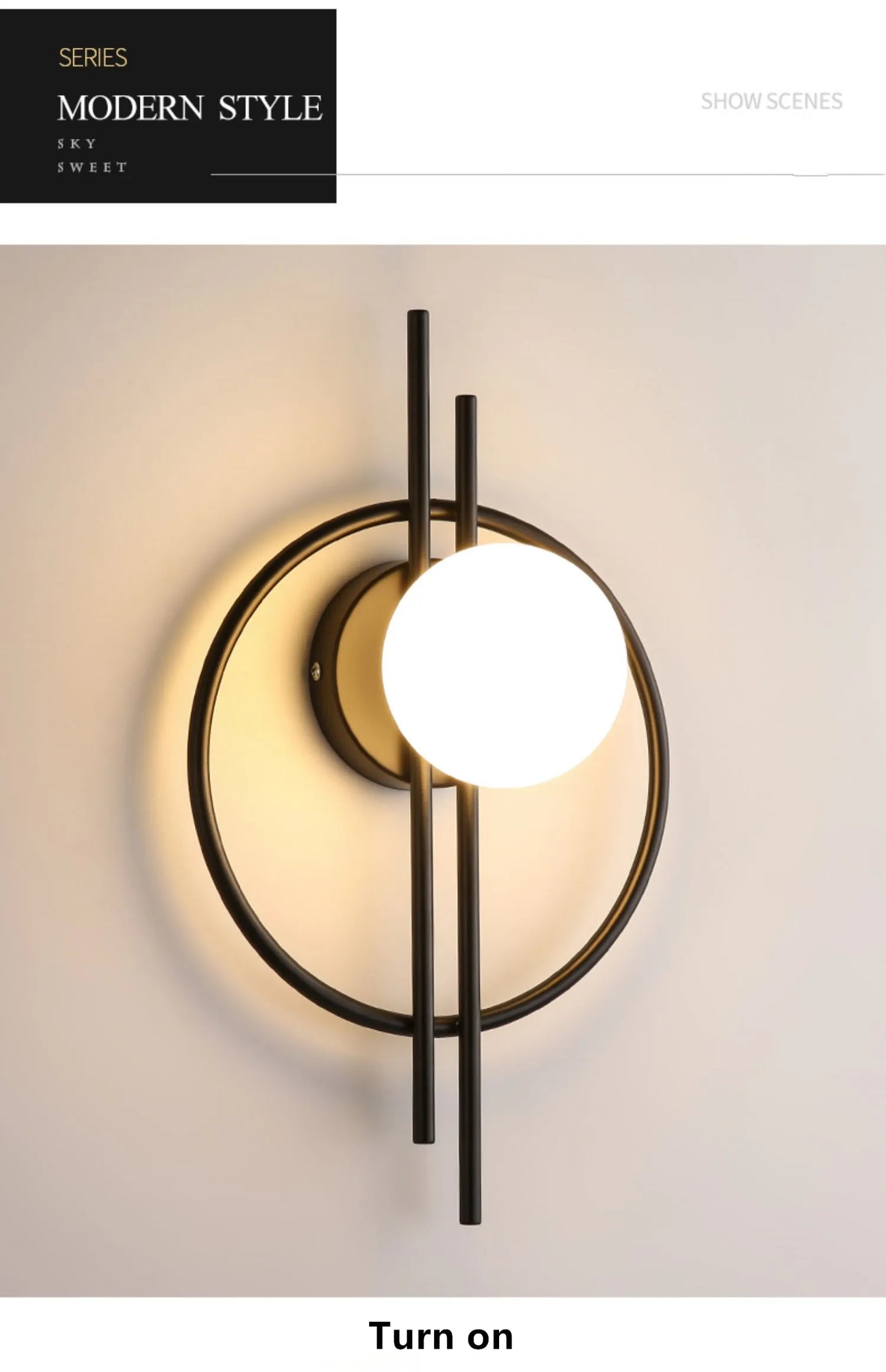 Light Luxury Modern Wall Lamp AC90-260V Living Room TV Background Wall Lamp Aisle Nordic Master Bedroom Bedside Lamp