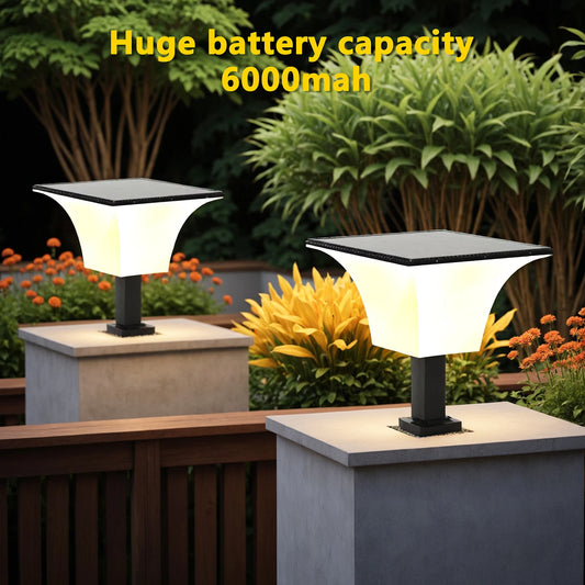 Solar Wall LED Lights with Radar Sensor Outdoor Waterproof Solar Stigma Light Outdoor Porch Light for Garage Entryway Lighting