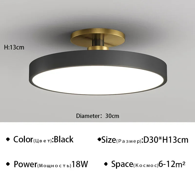 Makaron Modern LED Ceiling Lamp Chandelier For Living Dining Room Bedroom Aisle Loft Home Decor Indoor Lighting Fixture Lustre