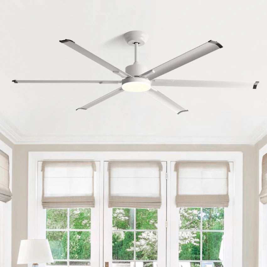 FUMANJIA 72Inch Ceiling Fan - DC Motor&Remote Control, 6-Speed Adjustment, Aluminum Blade, Reversible Function for Commercial