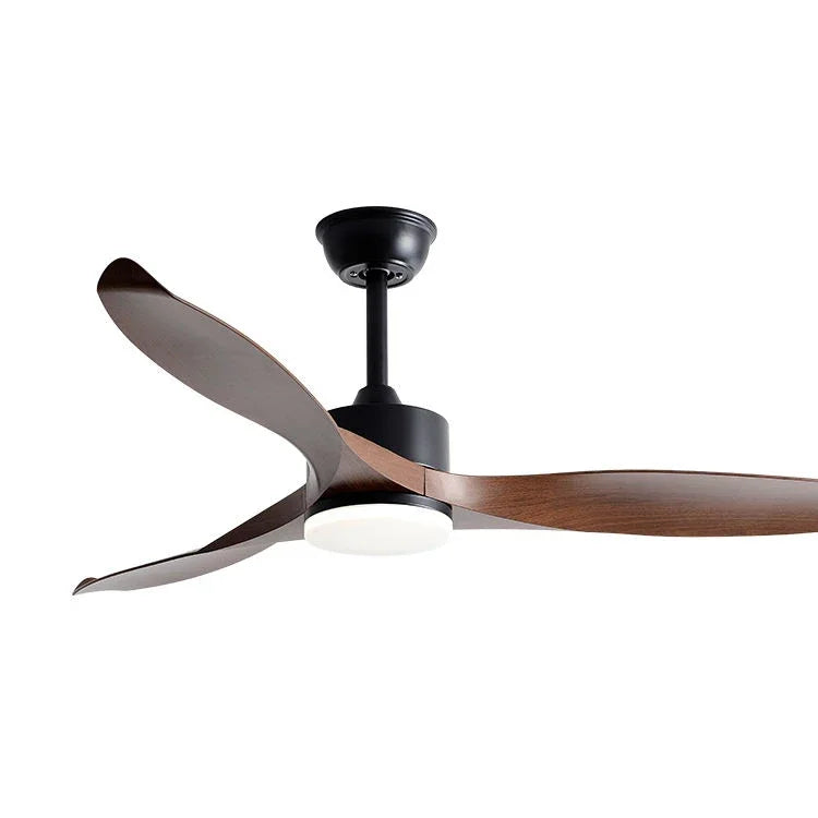 Modern Simple 42 /52 Inch Pure Copper DC Motor Remote Control ABS Blade Led Ceiling Fan With Light Restaurant Fan