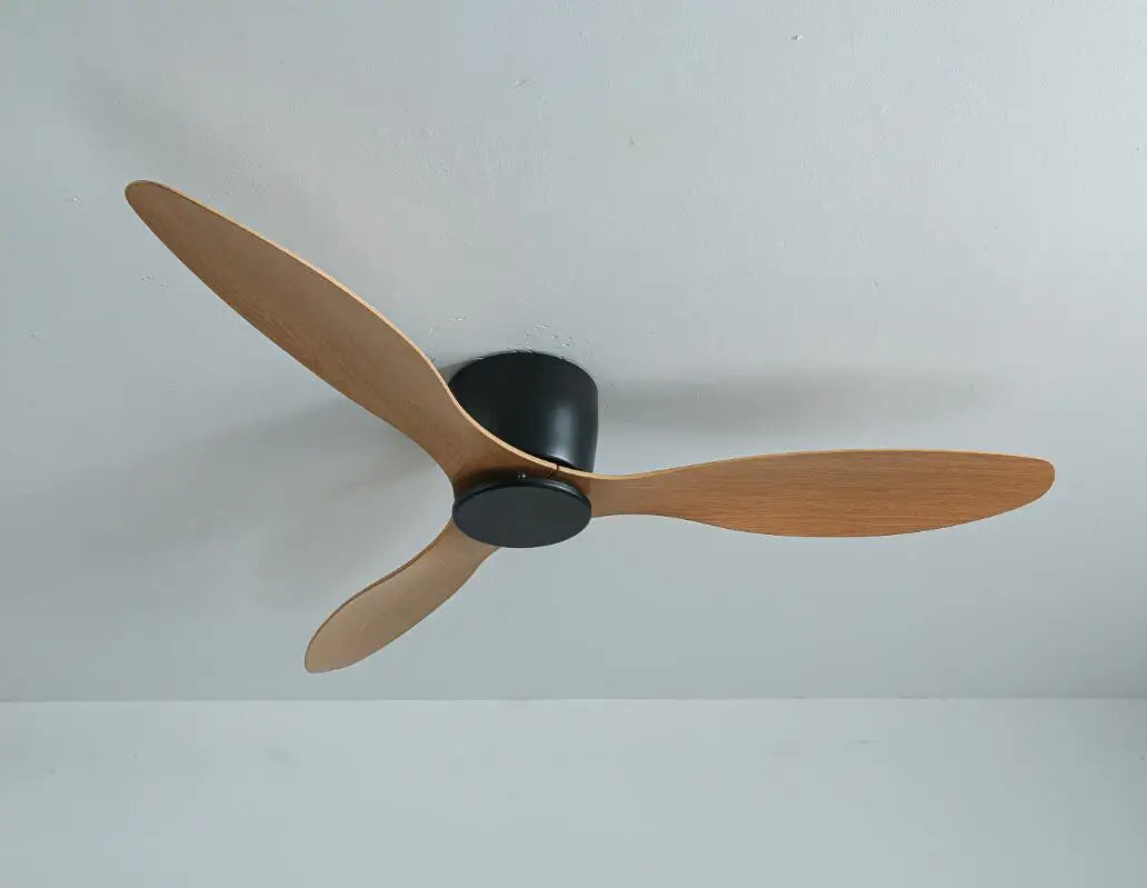 Ceiling Fans With Light No Light DC Motor 6 Speeds Timing Fans 20CM Low Floor Loft Remote Control Decorative Led Fan With Light