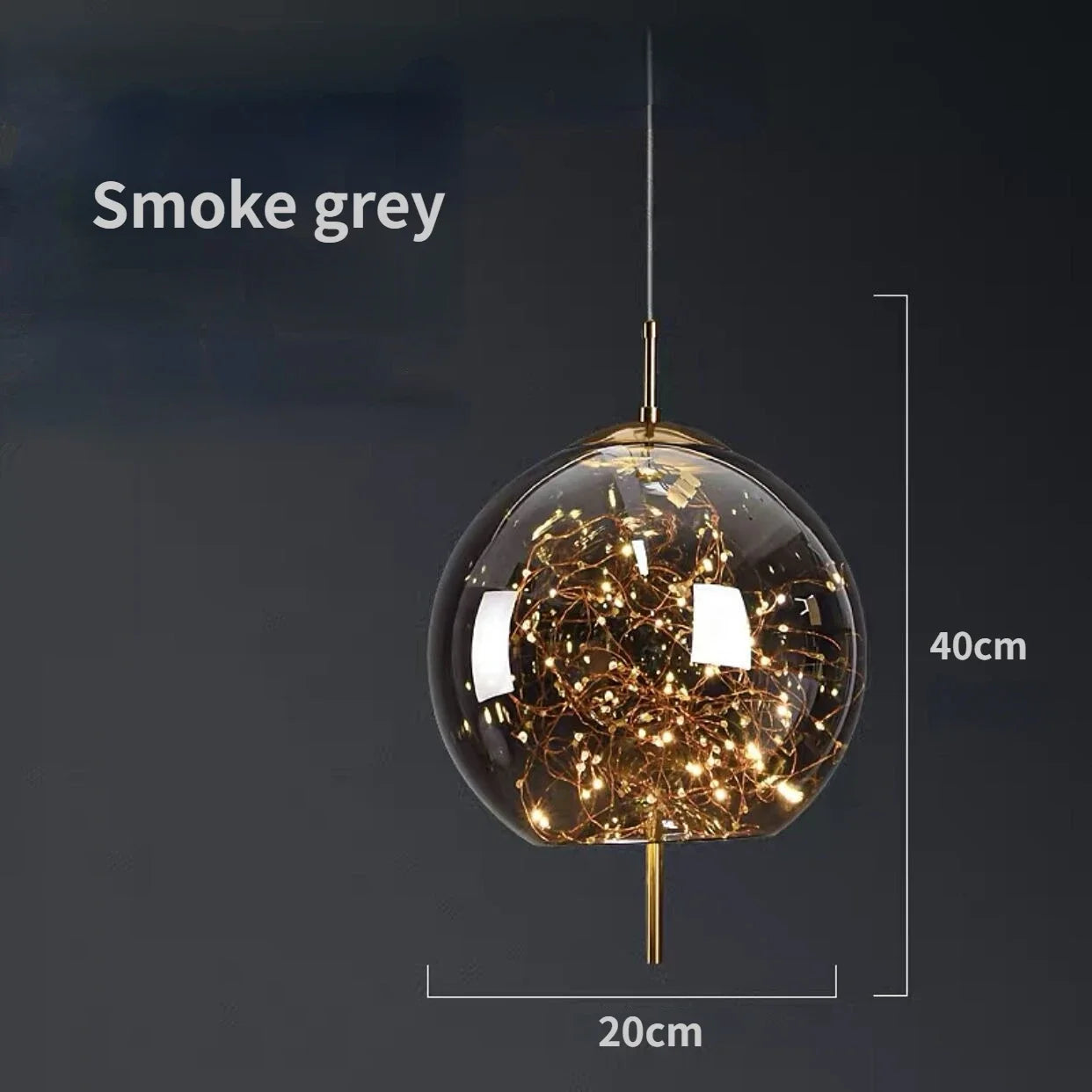 Modern Led Glass Pendant Lights for Bedroom Bedside Bathroom Hanging Lighting Ceiling Chandelier Lamp Decoration String Line