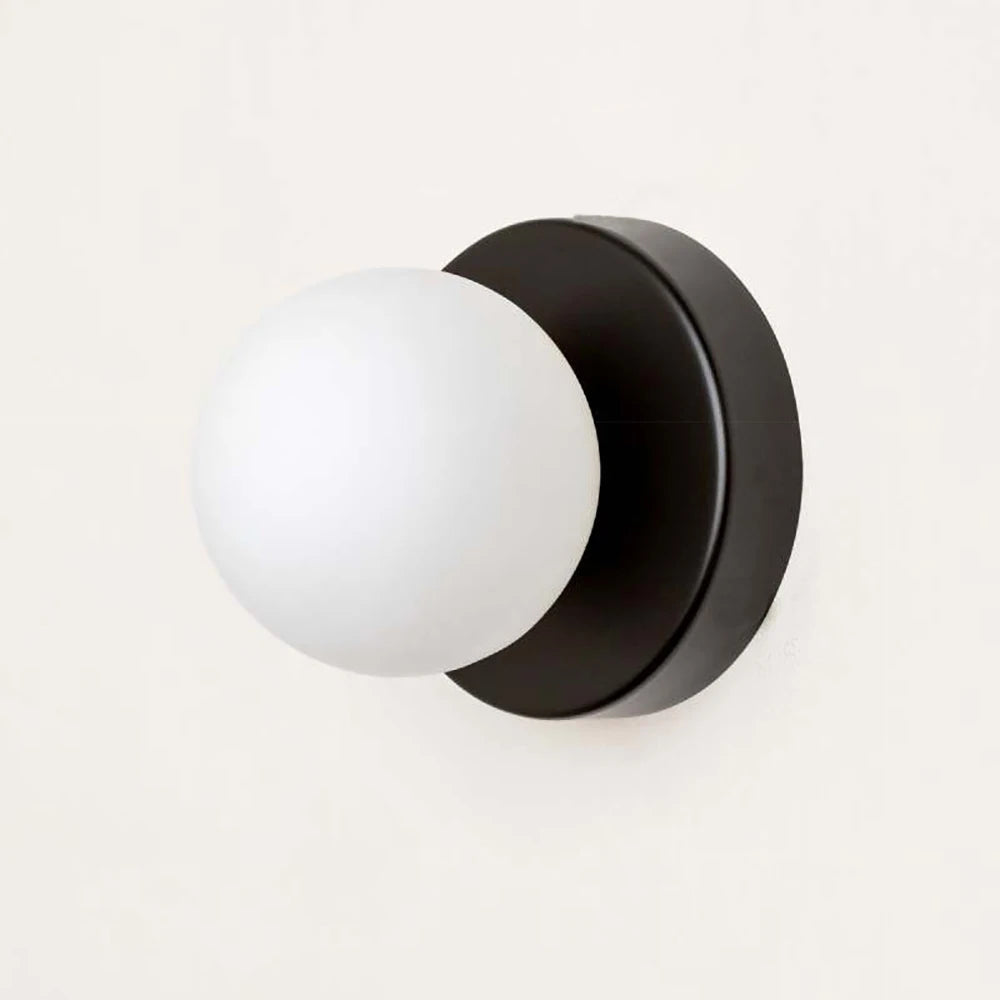 Nordic LED Glass Wall Lamp Minimalist G9 Base Orb Sconce For Bedroom Study Hallway Staircase Aisle Entrance Lighting Fixtures
