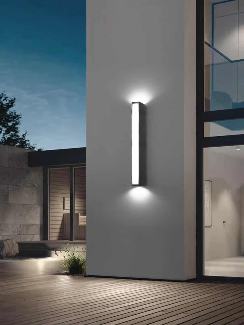 24W Outdoor Wall lamp Waterproof Wall Light LED Lamps Garden Porch Corridor Lighting Decoration AC90-260V