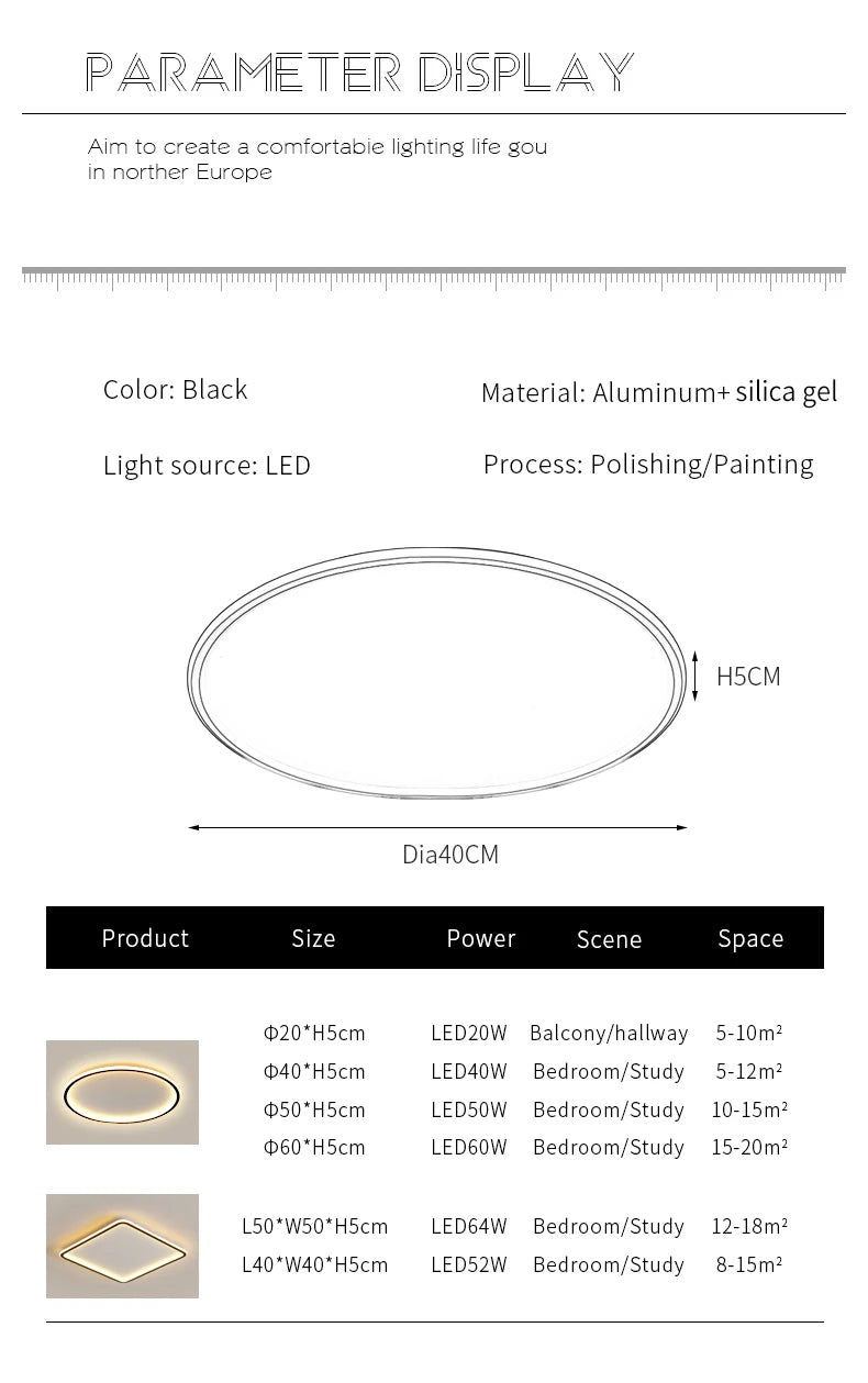 Modern Ultrathin LED Ceiling Lamp For Living Room Bedroom Aisle Study Room Balcony Light Home Decor Lighting Chandelier Fixture