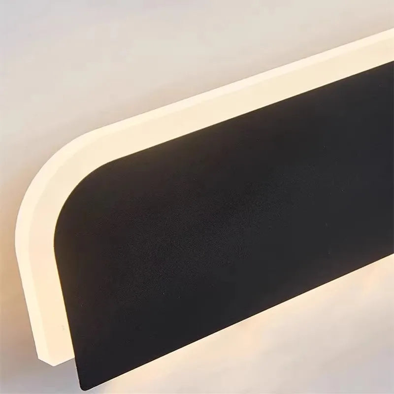 Nordic minimalist creative personality long strip wall lamp modern simple living room aisle bedroom bedside lamp background wall