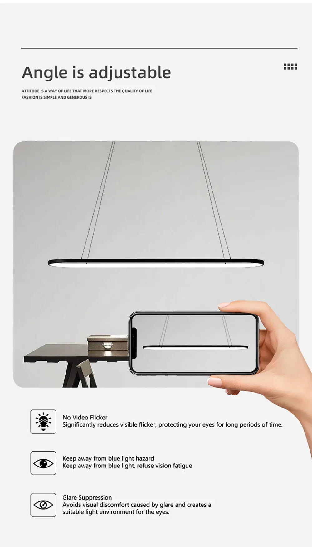 Modern LED Pendant Light 70/90CM Line Lamp For Living Room Dining Room Office Hotel Haning light Home Decor Lighting Fixtures