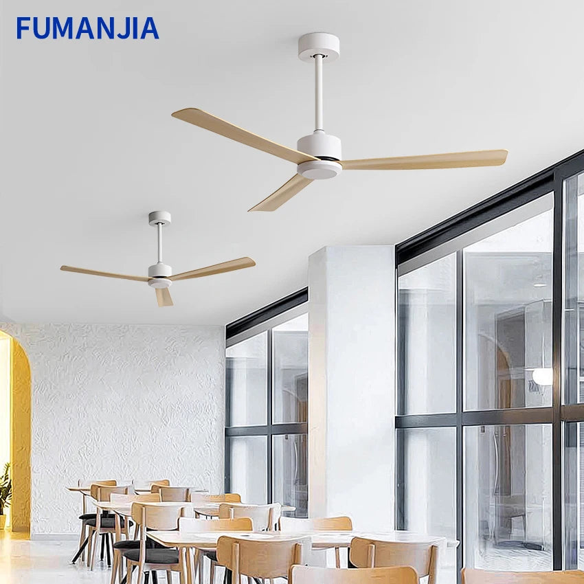 50 Inch Inverter Ceiling Fan: 6 - Speed Remote, Silent, Energy - Saving for Living & Dining Rooms, Boasting Sleek Modern Design