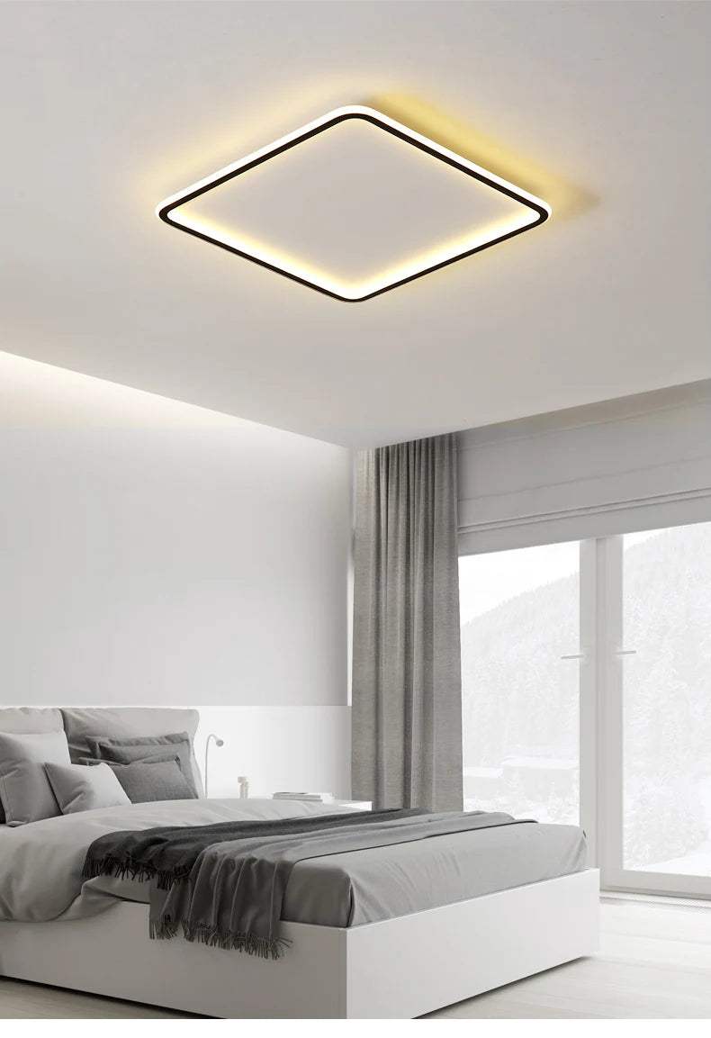 Modern Ultrathin LED Ceiling Lamp For Living Room Bedroom Aisle Study Room Balcony Light Home Decor Lighting Chandelier Fixture