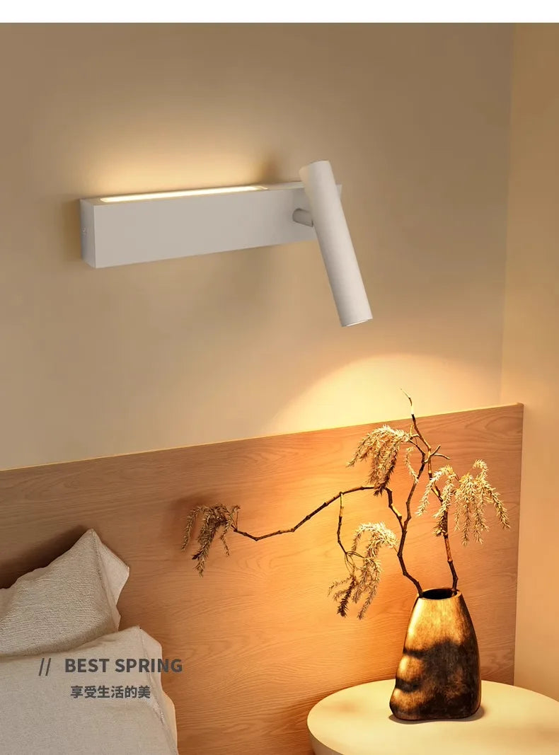 Bedroom Headboard LED Wall Light Atmosphere Light Modern Simple Living Room Background Wall Light Corridor Wall Spotlights