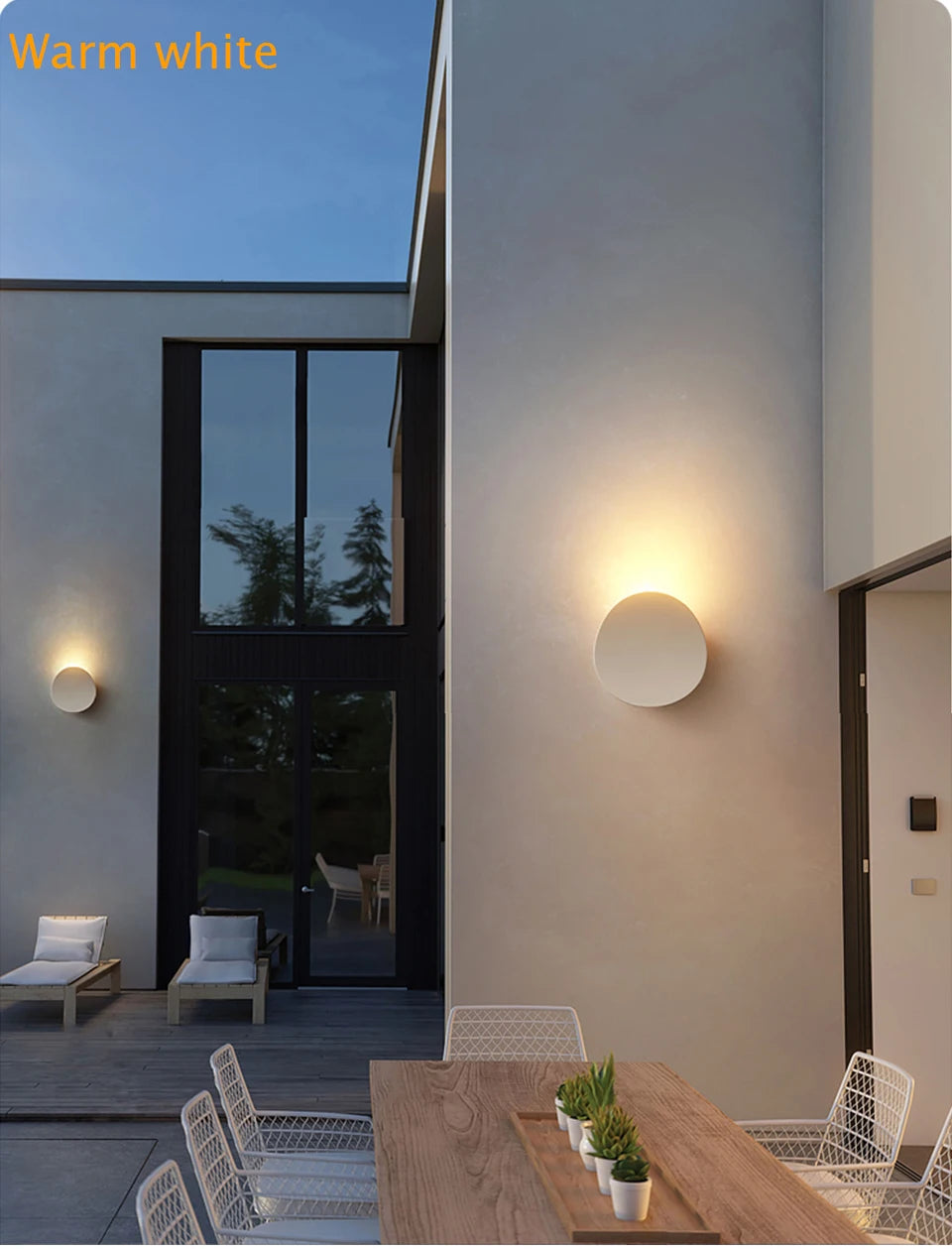 LED Outdoor Porch Wall Sconce Aluminum Exterior Wall Lighting Fixtures Waterproof Lamp for House Patio Doorway Garage Decoration