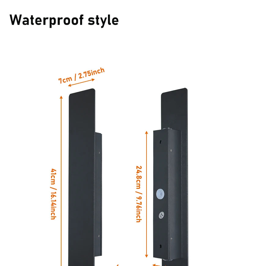 18W LED Up Down Wall Light in Black or White / Waterproof / for Outdoor Garden Porch Aisle / Indoor Living Room Bedroom