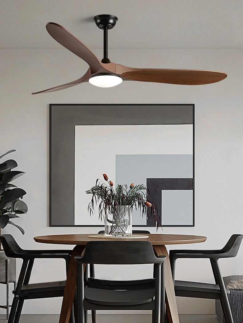 36,42,52,60 Inch Inverter Ceiling Fan Light w/Remote, Quiet, 6-Speed, Energy-Efficient for Living, Dining, Study, Bedroom
