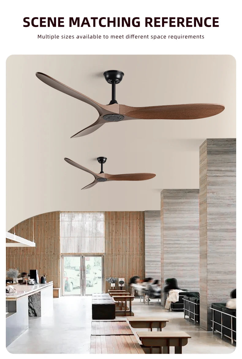 FUMANJIA 36,42,52,60 Inch Inverter Ceiling Fan w/Remote, Quiet, 6 - Speed, Energy - Efficient for Living, Dining, Study, Bedroom