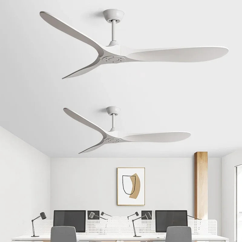 American Retro Ceiling Fan, Nordic Living Room, Dining Room, Industrial Variable Frequency Dimming Remote Control Electric Fan