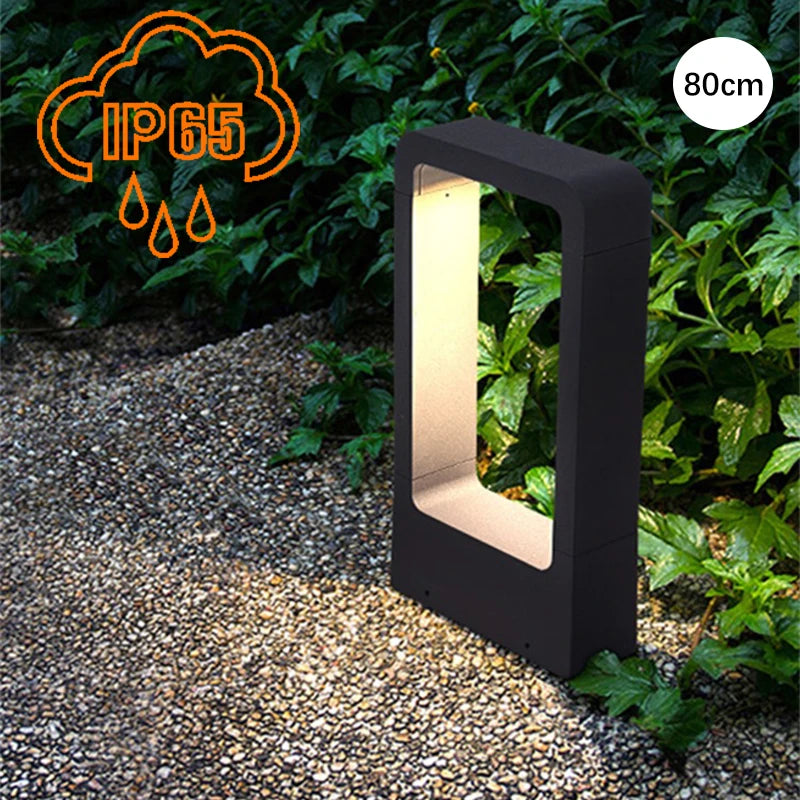 Outdoor iP65 waterproof LED lawn light. Suitable for parks, courtyards, gardens, and squares. Aluminum landscape light.