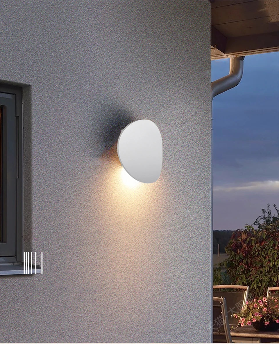 LED Outdoor Porch Wall Sconce Aluminum Exterior Wall Lighting Fixtures Waterproof Lamp for House Patio Doorway Garage Decoration