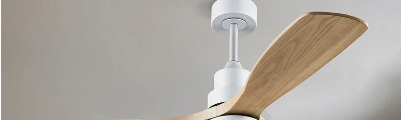 42/52 Inch Solid Wood Ceiling Fan, for Living Rooms, Bedrooms, Dining Rooms, and Study Rooms, with Remote Control Fan Lights