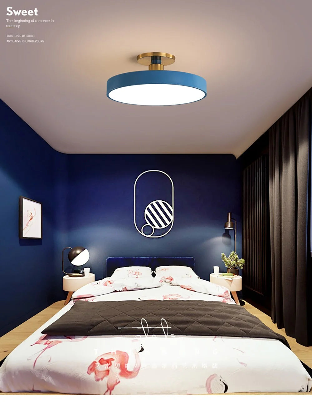 Makaron Modern LED Ceiling Lamp Chandelier For Living Dining Room Bedroom Aisle Loft Home Decor Indoor Lighting Fixture Lustre