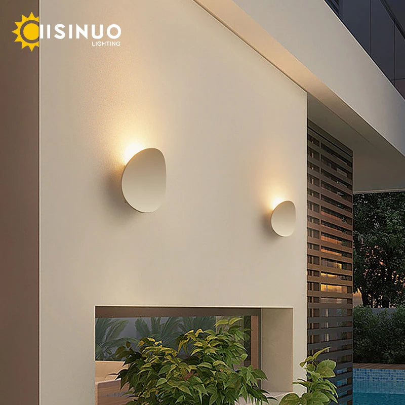 LED Outdoor Porch Wall Sconce Aluminum Exterior Wall Lighting Fixtures Waterproof Lamp for House Patio Doorway Garage Decoration
