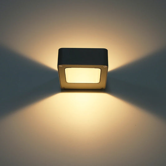 7W/12W LED Outdoor Waterproof Wall Lamp Sensor Lighting Indoor Home Wall Light Porch Garden Lamp Modern Aluminum Wall Sconce