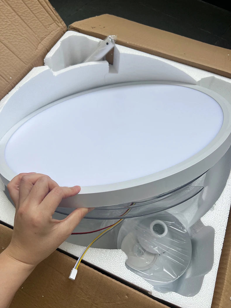 Electric Fan Chandelier Led Ceiling Lamp Room Decoration Dining Table Living Home Silent Bedroom Circulator Fan Light Fixture