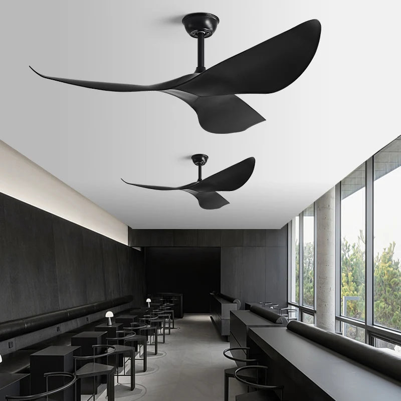 38/52 Inch Ceiling Fan Living Room Restaurant Americans Modern Office Without Light DC Remote control Electric Fan 110V 220V