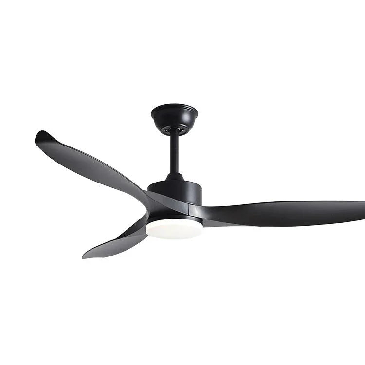 Modern Simple 42 /52 Inch Pure Copper DC Motor Remote Control ABS Blade Led Ceiling Fan With Light Restaurant Fan