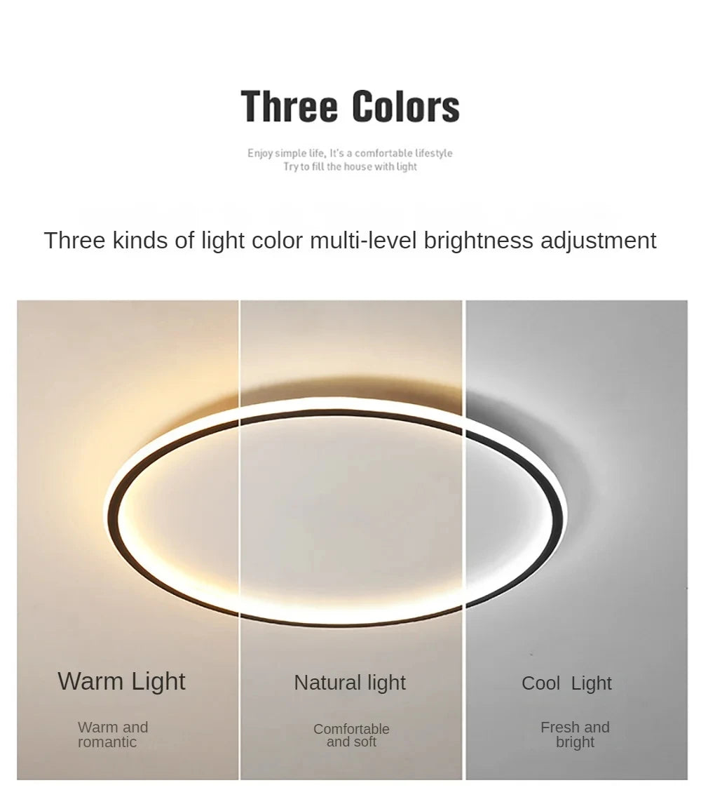 Modern Ultrathin LED Ceiling Lamp For Living Room Bedroom Aisle Study Room Balcony Light Home Decor Lighting Chandelier Fixture