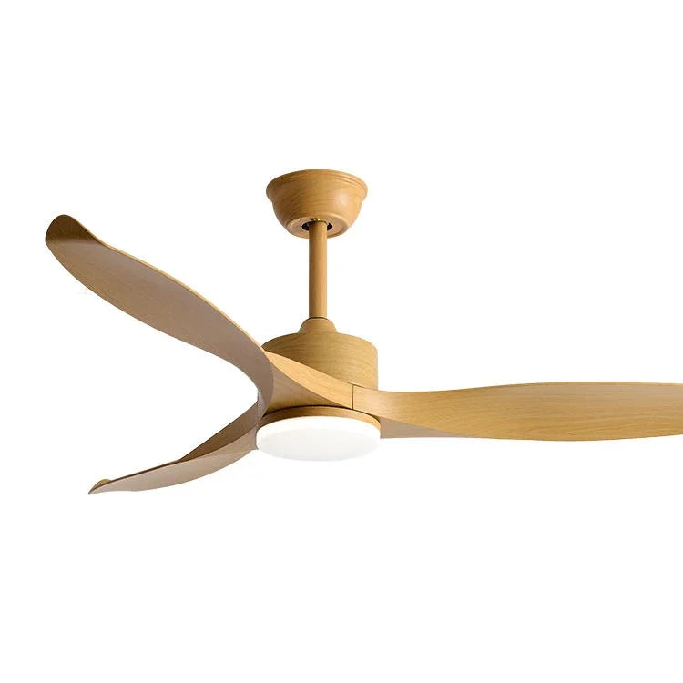 Modern Simple 42 /52 Inch Pure Copper DC Motor Remote Control ABS Blade Led Ceiling Fan With Light Restaurant Fan