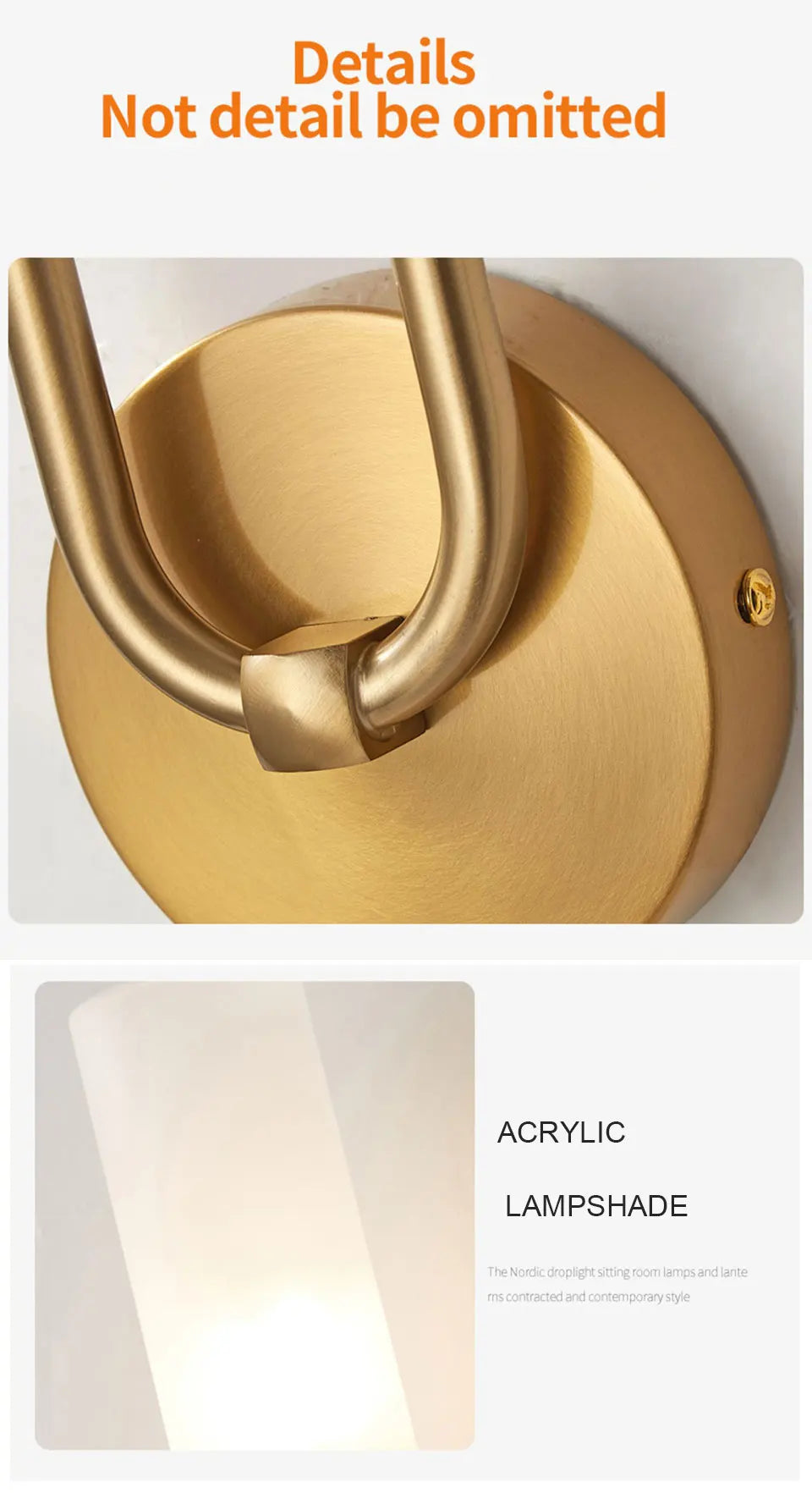 Modern Wall Lamps Indoor Wall Sconces G9 Gold Black Light Fixture Minimalist Candle Lighting for Bedroom Stairway Balcony Decora