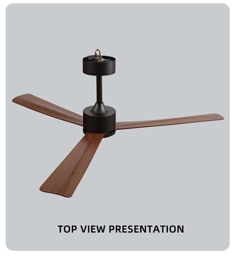 50 Inch Inverter Ceiling Fan: 6 - Speed Remote, Silent, Energy - Saving for Living & Dining Rooms, Boasting Sleek Modern Design