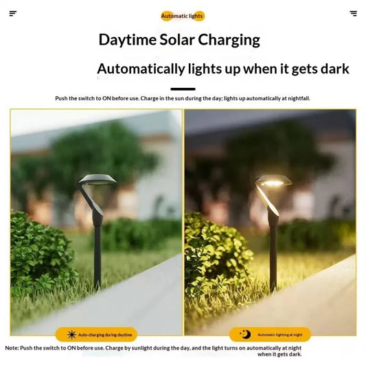 2pc Solar Energy Saving Lamp Super Bright Solar Lawn Lamp Waterproof Household Garden Villa Courtyard LED Solar Lamp
