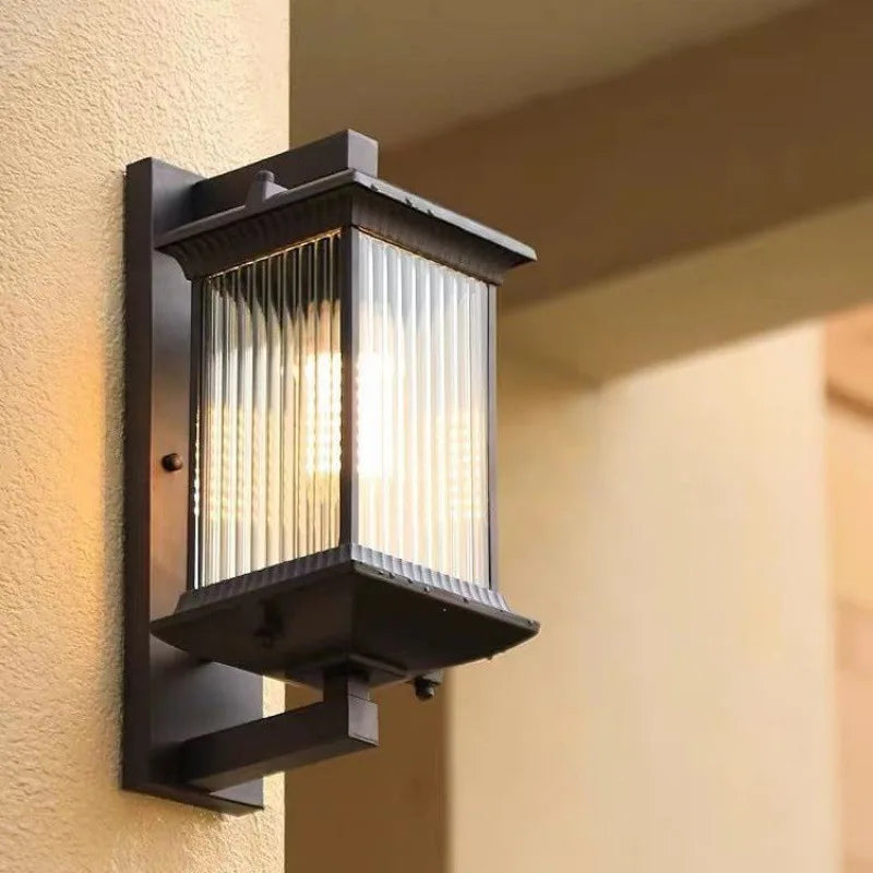 Aisle Wall Light Outdoor Garden Courtyard Exterior Wall Corridor Balcony Light Modern New Chinese Villa Door Light Wall Light