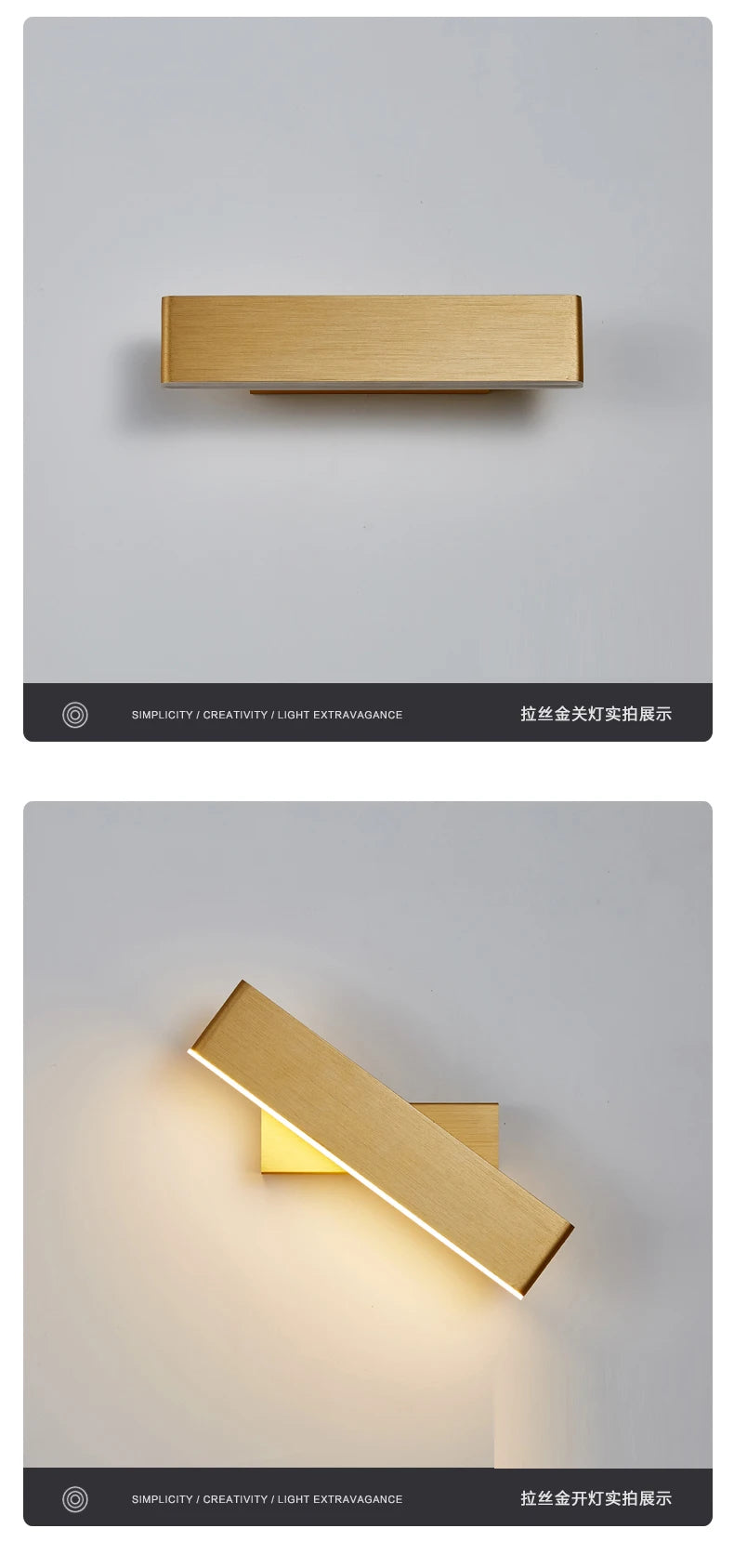 Led Indoor Wall Lamps Rotation Adjustable Modern Wall Sconce Stair Wall Light Fixture Hallway Bedroom Bedside led Wall Lamp