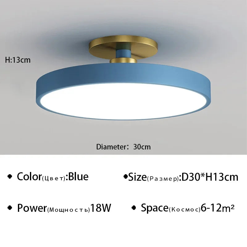Makaron Modern LED Ceiling Lamp Chandelier For Living Dining Room Bedroom Aisle Loft Home Decor Indoor Lighting Fixture Lustre