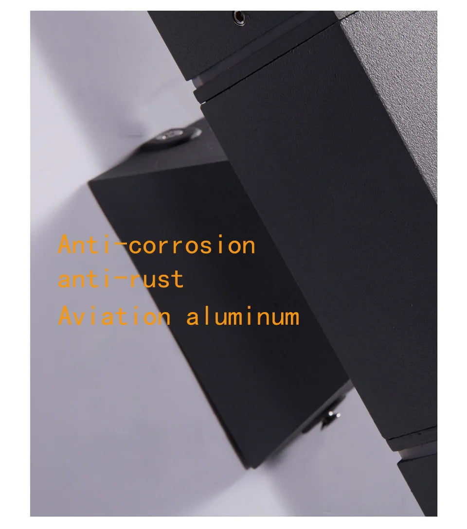 Outdoor IP65 waterproof lamp, garden villa gate, living room corridor, acrylic waterproof wall lamp,AC85-265V outdoor decoration